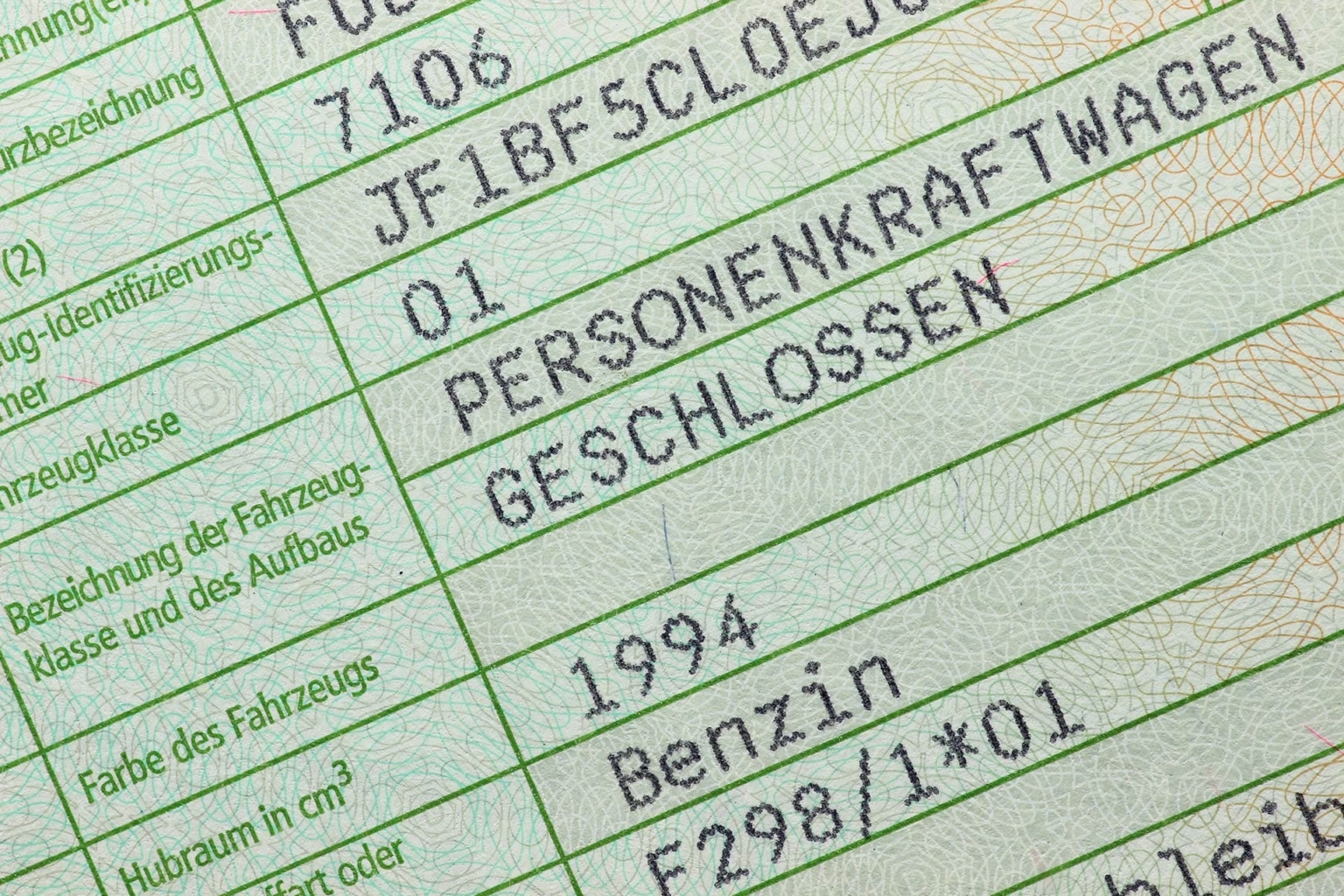 Fabelhafte Kfz Brief Verloren Was Tun Bild